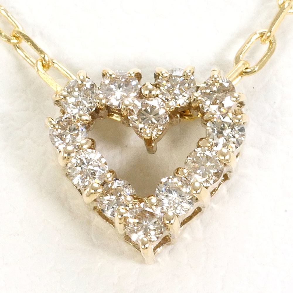 VINTAGE 10k Gold Diamond Necklace